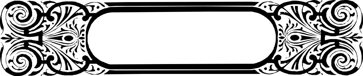 a black and white image of a frame clip art png transparent Elegant Black and White Frame Clipart for Creative Designs