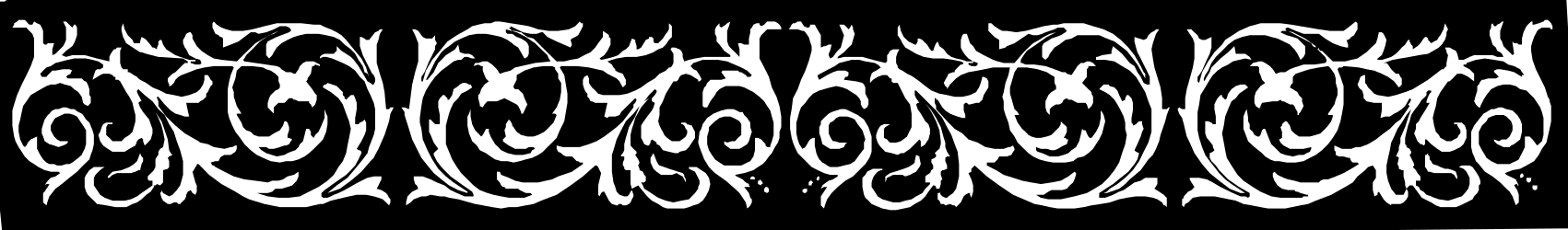 Black and White Pattern with White Stroke - Seamless Borders and Bars Clipart