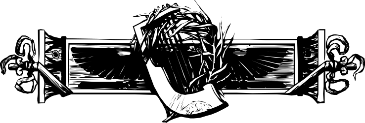 Elegant Black and White Dress Clipart of a Woman