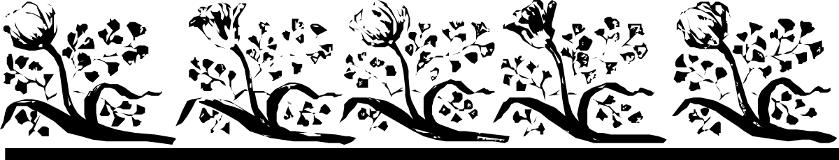 a black and white photo of a person with a knife clip art png transparent Black and White Clipart of a Person with a Knife - Elegant Borders & Plants