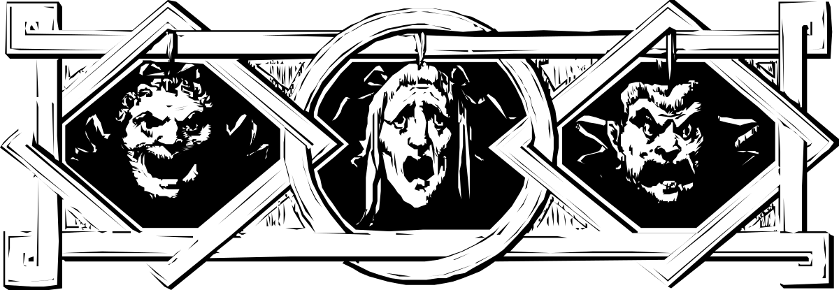 Borders with People: Engaging X Logo Clipart