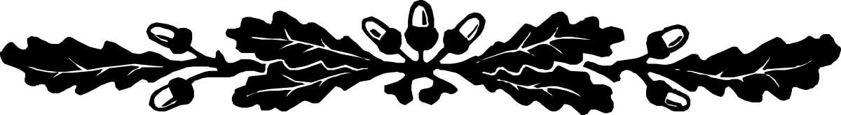 Black and White Flower Clipart - Elegant Plant Borders