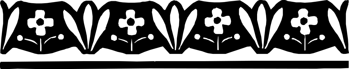 a black and white logo with white letters clip art png transparent Elegant Black and White Borders with Plants Clipart Logo