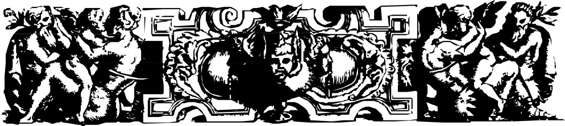 Black and White Clipart of People: Engaging Borders and Diverse Figures