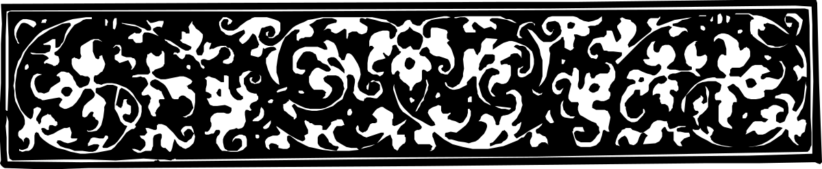 Stylish Black and White Plant Borders Clipart for Elegant Designs