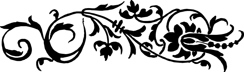 Black and White Silhouette of a Man - Clipart for Creative Borders and Bars