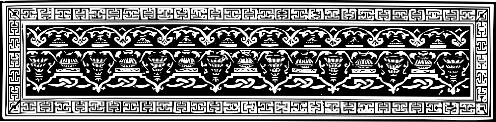 Black and White Pattern Clipart - Borders and Bars Design