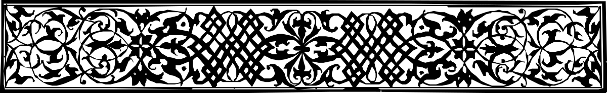Black and White Pattern Clipart: Stylish Borders and Bars