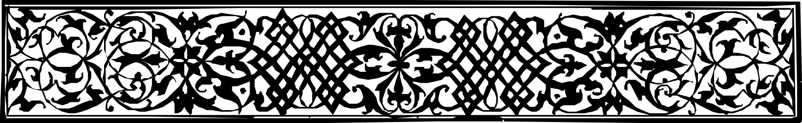 Black and White Pattern Clipart: Stylish Borders and Bars