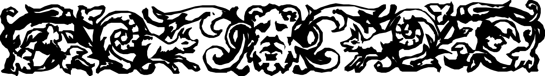 Borders and People Clipart - Black and White Background with White Paint Splash