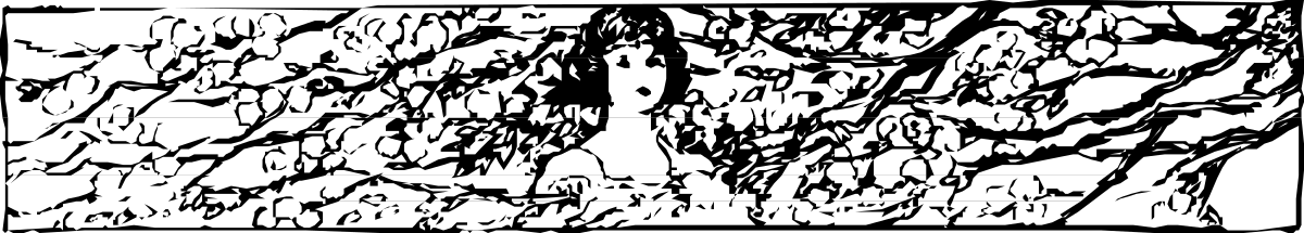 Oregon State Black and White Map Clipart - Borders and People Silhouettes