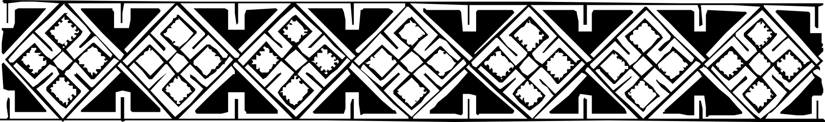 Black and White Pattern Borders and Bars Clipart for Design Projects