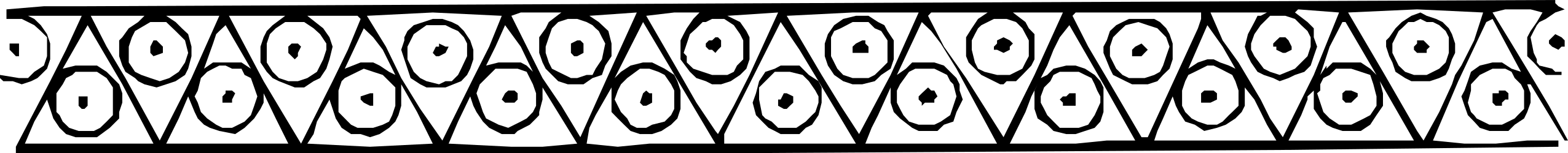 Black and White Borders and Bars Clipart - Stylish Pattern Design