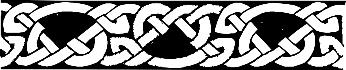 Black and White Band Logo Clipart - Creative Borders and Bars Design