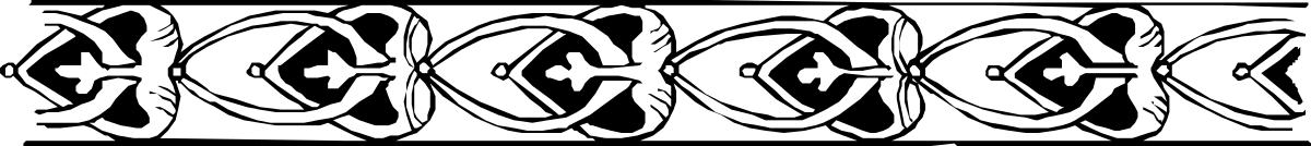 Black and White Band Logo Clipart with Borders and Bars