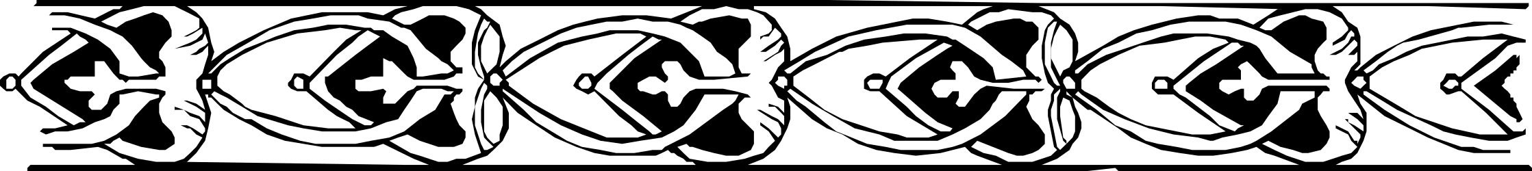 Black and White Band Logo Clipart with Borders and Bars