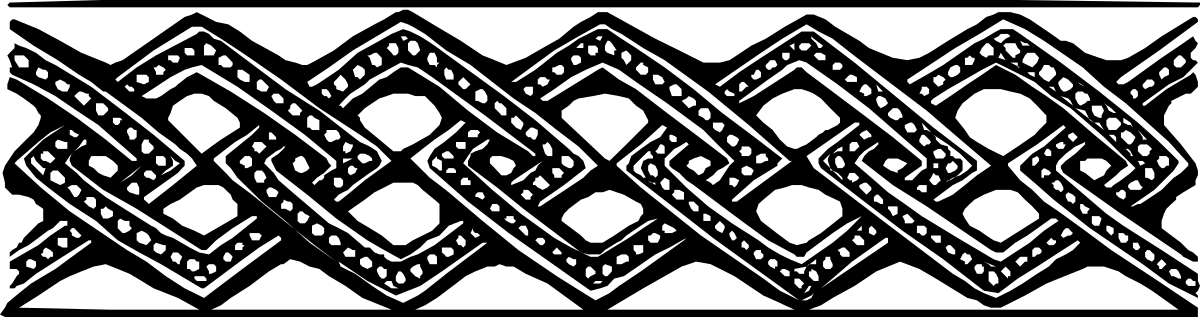 Black and White Pattern Clipart - Elegant Borders and Bars Design