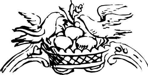 Black and White Flower Clipart - Elegant Floral Borders Design