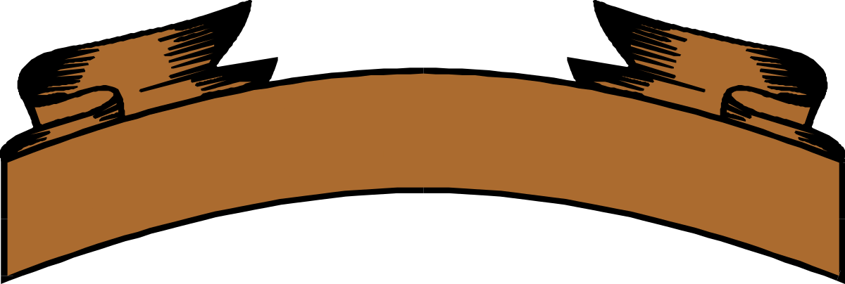 Silhouette of a Bearded Man Clipart - Brown and Black Borders and Bars