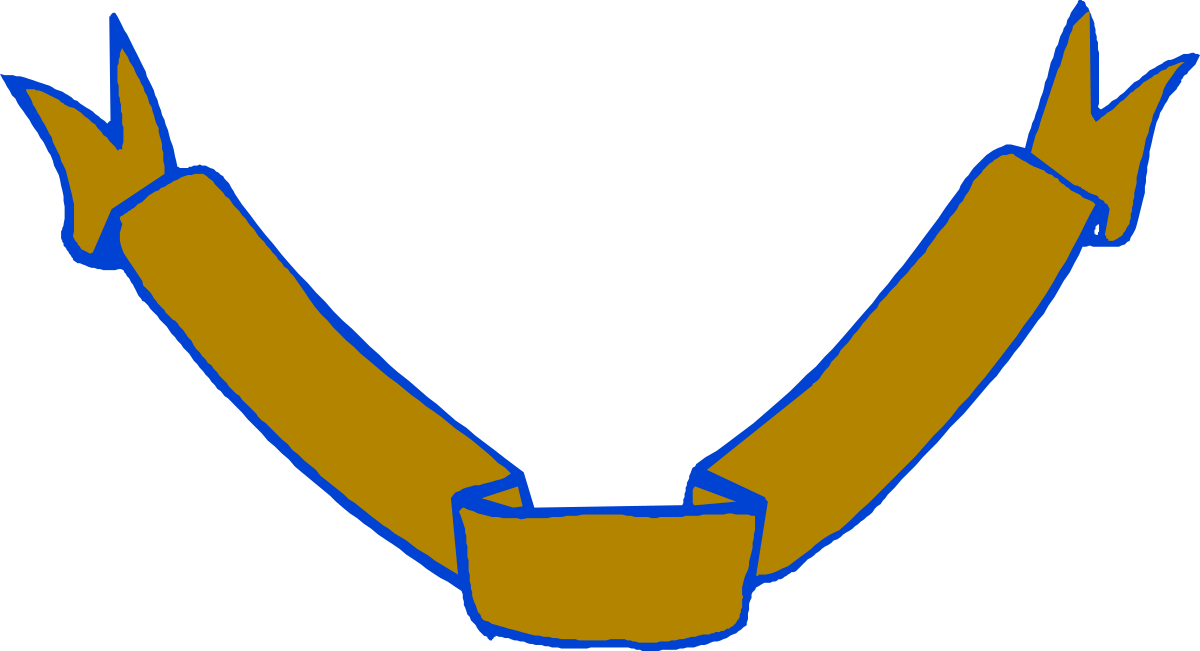 Yellow and Blue Check Mark Clipart - Stylish Borders and Bars Design