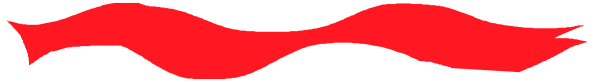 Red Wave with White Lines Clipart - Dynamic Borders and Bars Design