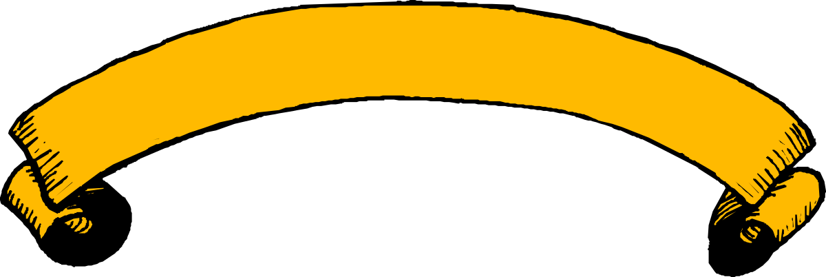 Yellow Circle with Black Background Clipart - Bold Borders and Bars
