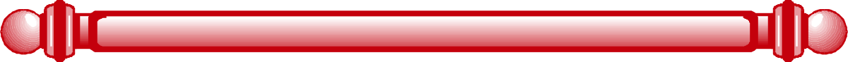 Red Tube with White Stripe Clipart | Dynamic Borders & Bars Design