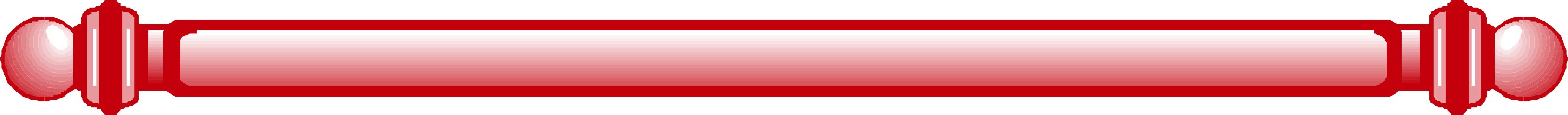 Red Tube with White Stripe Clipart | Dynamic Borders & Bars Design