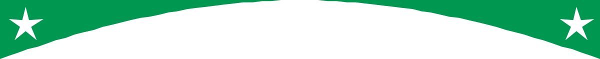 Green and Black Silhouette of a Bearded Man Clipart - Stylish Borders and Bars
