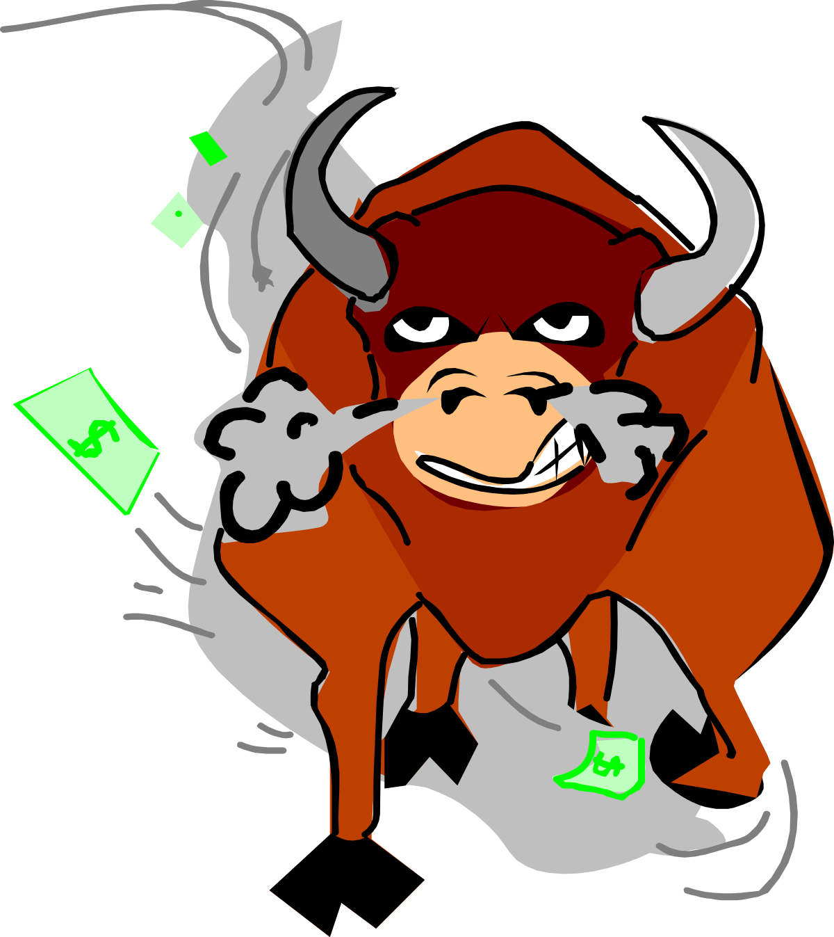 a bull with money coming out of its mouth clip art png transparent Bull Spitting Money Clipart - Wealth and Prosperity Illustration