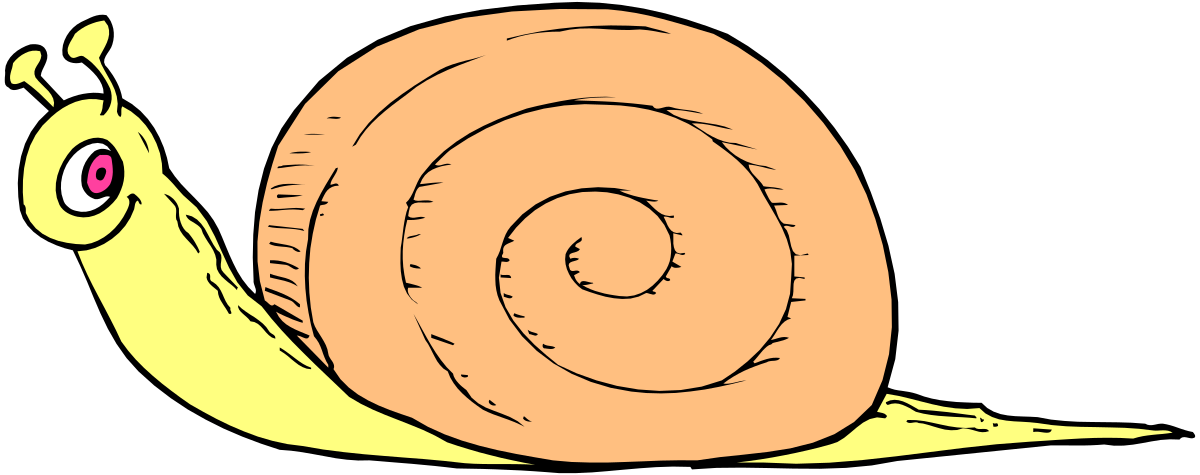 a snail with a big eye clip art png transparent Big Eye Snail Clipart - Whimsical and Playful SVG Illustration