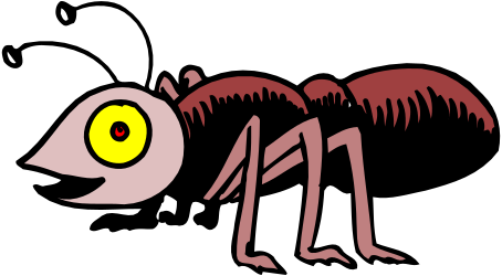 Cartoon Character with Big Yellow Eye Clipart for Creative Projects