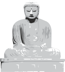 Buddha Statue Clipart: Serene Peace and Spirituality