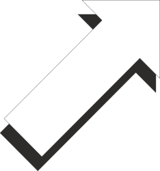 White Arrow Pointing Upward Right  Dynamic Clipart for Your Projects