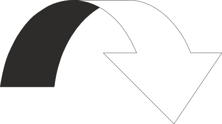 White Arrow Pointing Up to the Right - Dynamic Directional Clipart