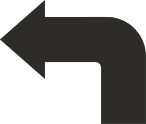 Black Arrow Pointing Left Clipart - Bold Directional Symbol