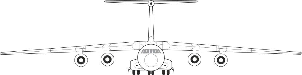 Jet in Flight Against Dramatic Black Background Clipart