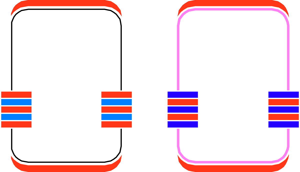a pair of two cell phones with the same color clip art png transparent Colorful Pair of Cell Phones Clipart - Perfect for Creative Designs