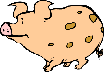 Big Nose Pig Clipart - Adorable and Fun Illustrations