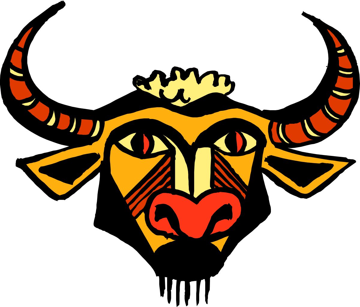 Bull with Majestic Horns Clipart for Creative Projects