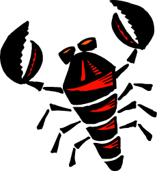 Black and Red Man Clipart - Bold and Striking Visuals