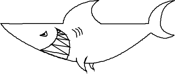 Black and White Man's Face Clipart - Classic Monochrome Illustration