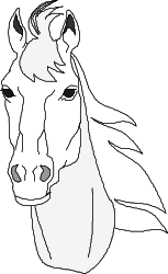 Horse Head Clipart with Long Mane - Stunning Equine Illustrations
