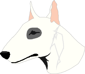 White Dog with Black Nose Clipart - Perfect for Pet Lovers