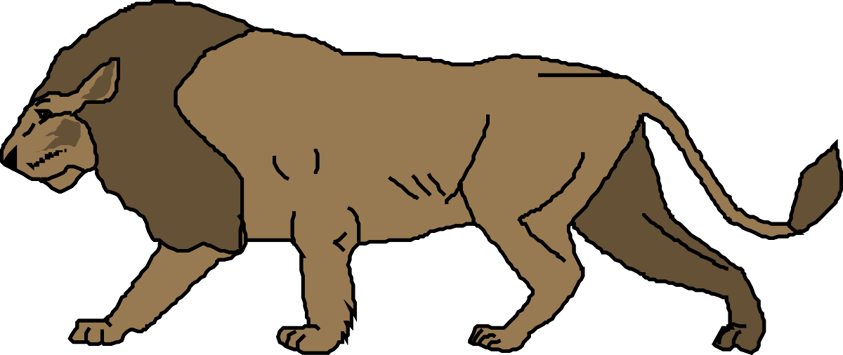 Bison Walking Clipart - Majestic Wildlife in Motion