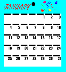 Calendar Illustration with Monthly Date - Perfect Clipart for Events