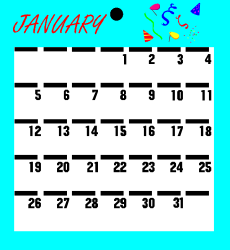 Calendar Clipart: Monthly Organizer & Reminder Visuals