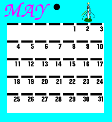 Cartoon Character Calendar Clipart for Fun and Whimsy