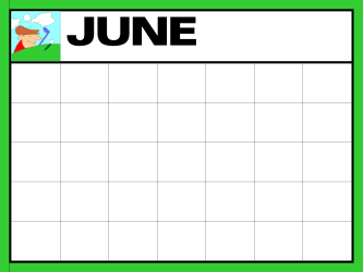 Free Printable Templates Clipart for June: Creative Designs for Every Project