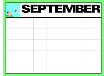September 2019 Clipart Collection Featuring Seasonal Elements